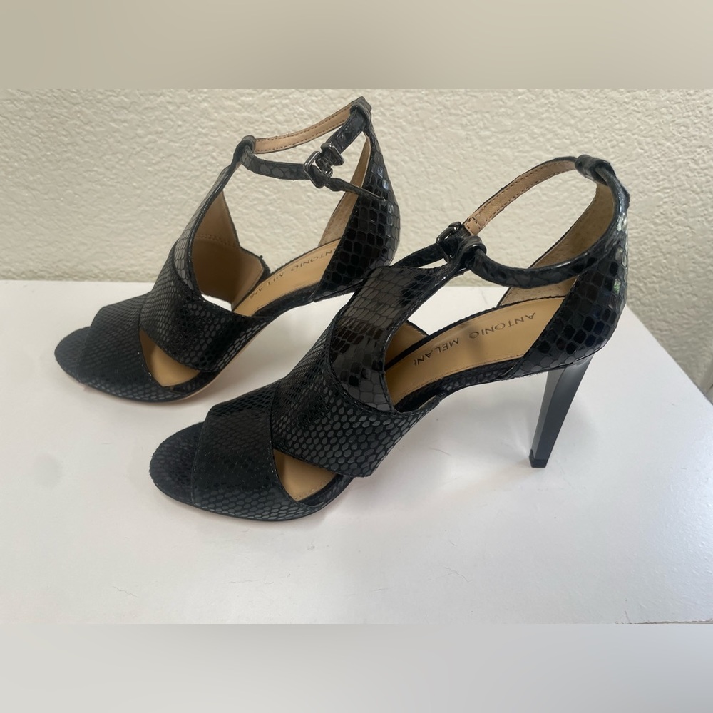 Antonio Melani WILLEAH Black 3.5" Heel Shoes Size 7M